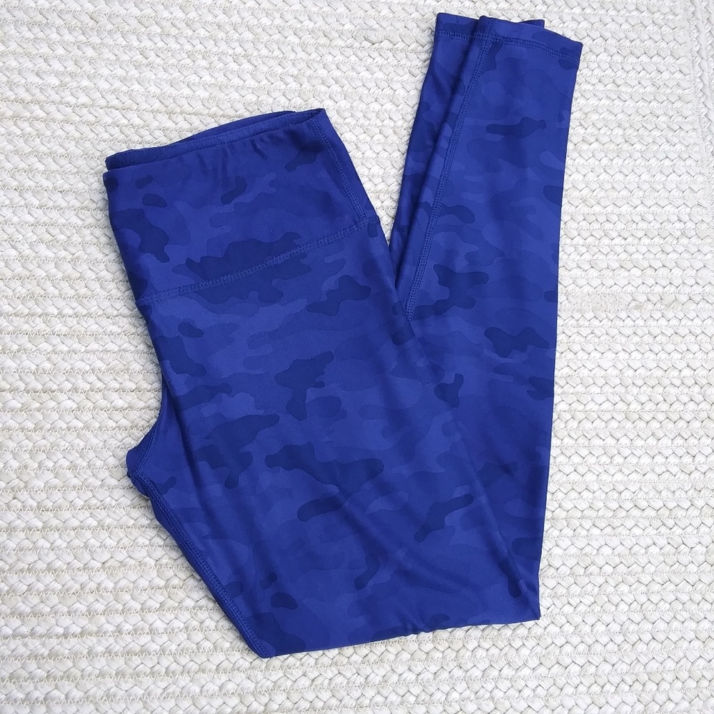 Scorpio Sol Blue Camo Workout Yoga Running Pants